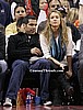 Tolani Scarf Blue Stripe as seen on Jessica Alba
