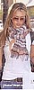 Tolani Scarf Zig Zag Burgundy As Shown On Jessica Alba